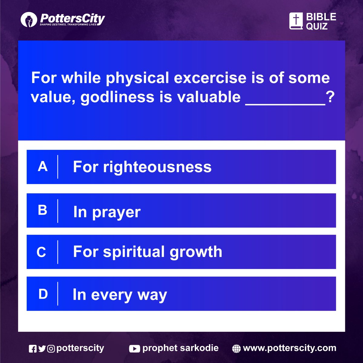 PottersCity's tweet photo. POTTERS TRIVIA!!!!
Question 3.
#PottersTrivia
#PottersCity
#DivineMultiplication https://t.co/XXyqHTqVgi