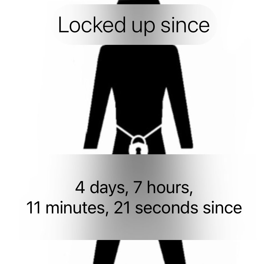 GentleChastity's tweet photo. Noch immer horny, noch immer verschlossen, noch immer #seal736, 2hidden Updates am Timer vom Bot und noch immer ist der Timer ausgeblendet und kein Ende in Sicht 🙈
#chastity #kinky #switch #lookingForKeyholder #lookingForLove #Single #Muenchen https://t.co/eYAYgrBadT