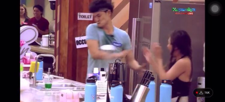 sizzling_sizzy's tweet photo. isabel being such a smol bean around the boys trying to calm them down, her being sooo confused, to her shOUTINGGG LIKE A BABYYY HUHU i feel so bad for her!! love this girl so much talaga😭 #PBBAdultHaveIssues https://t.co/LMsVG2FUyY