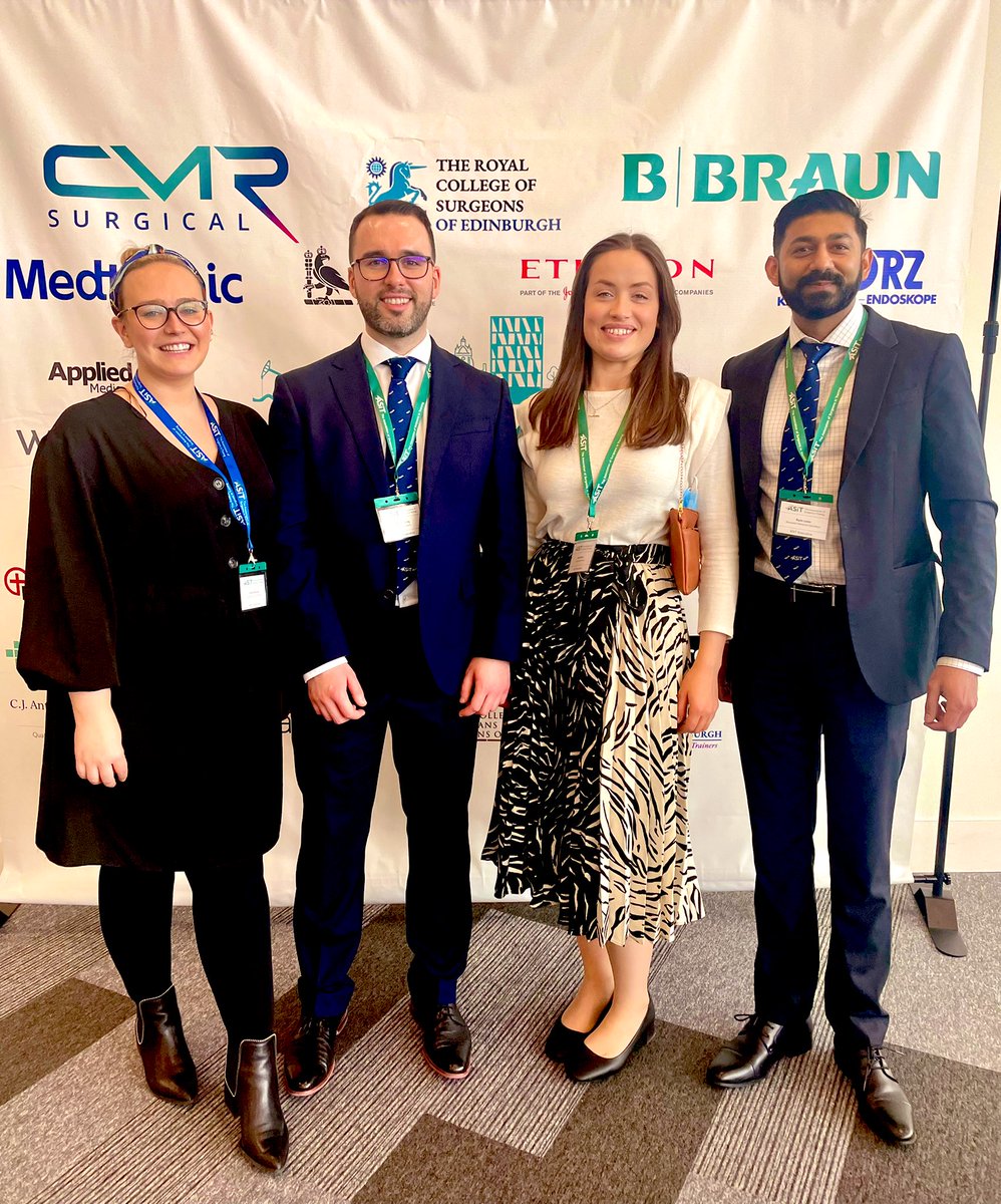 🌟 (some of) the ASiT 2022 dream team 🌟 

<a href="/ASiTofficial/">ASiT</a> conference has started with pre-conference courses!
Thanks to our incredible sponsors for making this happen!

@BBraunUK <a href="/CMRSurgical/">CMR Surgical</a> @Ethicon <a href="/RCSEd/">The Royal College of Surgeons of Edinburgh</a> <a href="/Medtronic/">Medtronic</a> <a href="/KARLSTORZUK/">KARL STORZ - UK</a> <a href="/RCSnews/">The Royal College of Surgeons of England</a> <a href="/AppliedMed_CRS/">Applied Medical CRS</a> <a href="/Wesleyan/">Wesleyan</a>