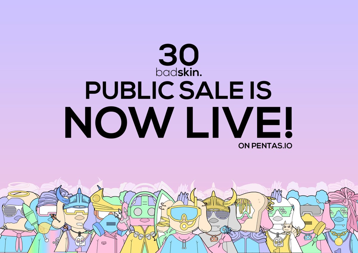 Welcoming new holders! 

Good news for all Badskin holders. Please visit our website to learn more about the Badskin Club Roadmap Activations and please read this carefully ✨

Check out our official links below:
Pentas: app.pentas.io/user/badskin
Website: badskin.club