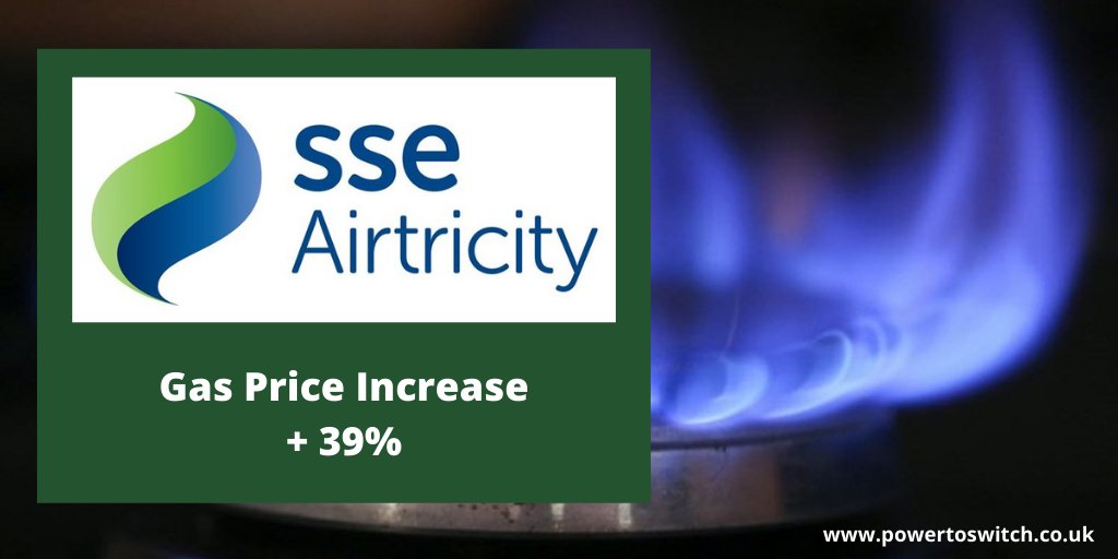 Significant increase for gas customers with SSE Airtricity. Prices are going up by 39%, from 1st April adding around £240 to an average annual bill. Find out more in our latest blog bit.ly/3tqEkRv
#energy #prices #gas #NorthernIreland