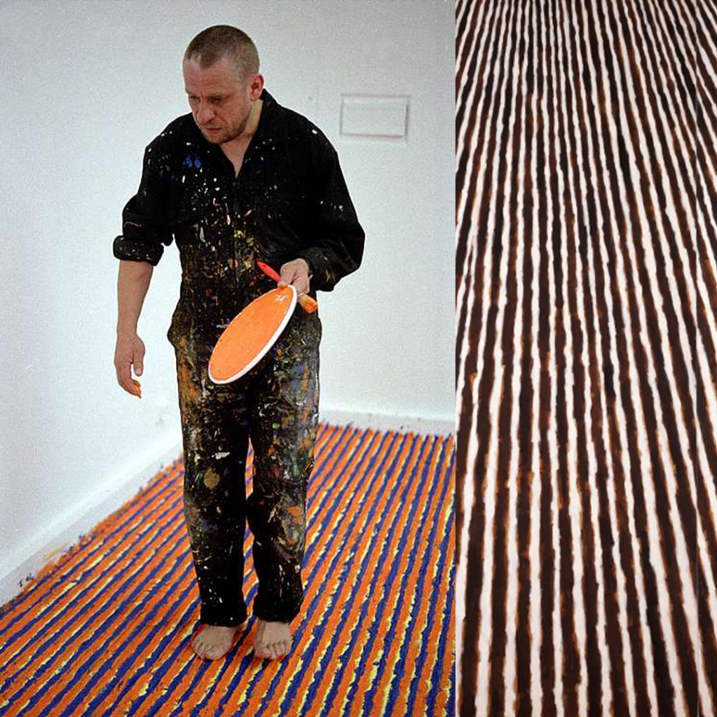 hormdesign's tweet photo. Leon Wood was born in 2002. A sideboard inspired by “Ploughed Fields”, a work by Leon Tarasewicz, exhibited at the Venice Bienniale in 2001. Art beyond design. https://t.co/ZIp1rZMi2b https://t.co/3cF7wQo2SF