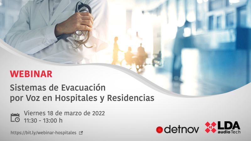 DetnovSecurity's tweet photo. El próximo viernes 18 de Marzo a las 11:30 os esperamos en nuestra #detnovAcademy para presentaros los sistemas de Evacuación por Voz EN54-16 y sus aplicaciones en Hospitales y Residencias de Mayores cumpliendo la normativa vigente.
Inscríbete: https://t.co/WesYEQ6HnG https://t.co/k86lAtKqqi