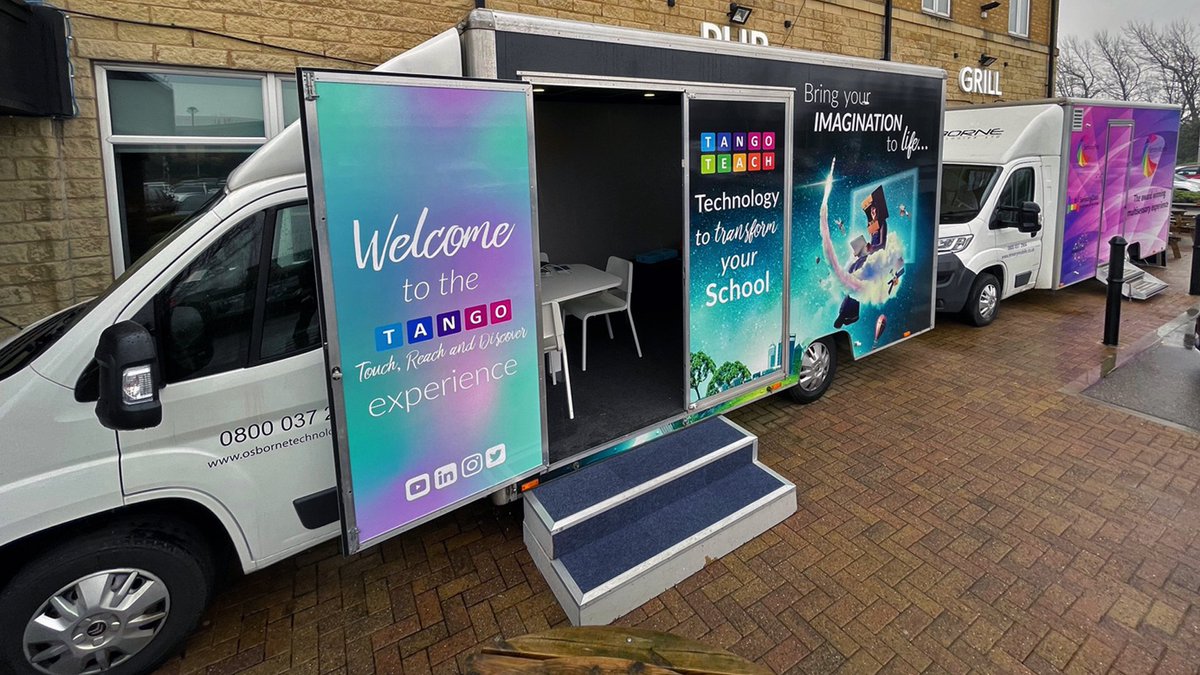 osbornetech's tweet photo. We’re at @Primarytech_ Re-imagining The Role of Technology in Education event with @evoke_ltd today 🤩 Attendees were able to sign in and out on our EntrySign kiosks!🧡
#primarytech #edu #edtech #interacitve #entrysign #tango #aurora #wizefloor https://t.co/QAPvMUeYrC