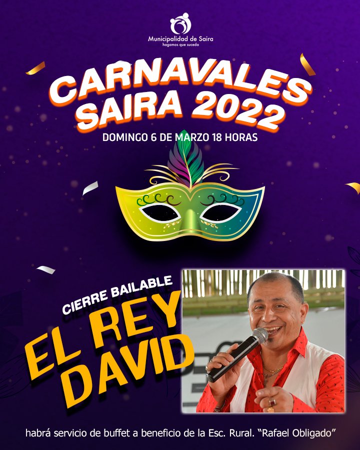 muniSaira's tweet photo. Programación 👇 https://t.co/1yjtbEfkfS