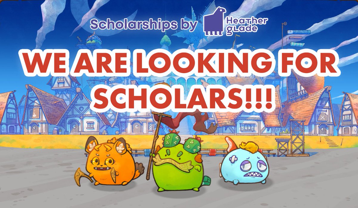 EGO_DAO's tweet photo. We are looking for #axiescholars!
best ones receives permanent #PegaxyScholarship !!!

1) fill in the form: https://t.co/g2ScdkBtWS… (obligatory!!!)
2) write to Heatherglade Recruiter on our server: https://t.co/znY0fjfGfx

#scholarshipsbyheatherglade #pegaxy #axie https://t.co/2JDSfGLZwt