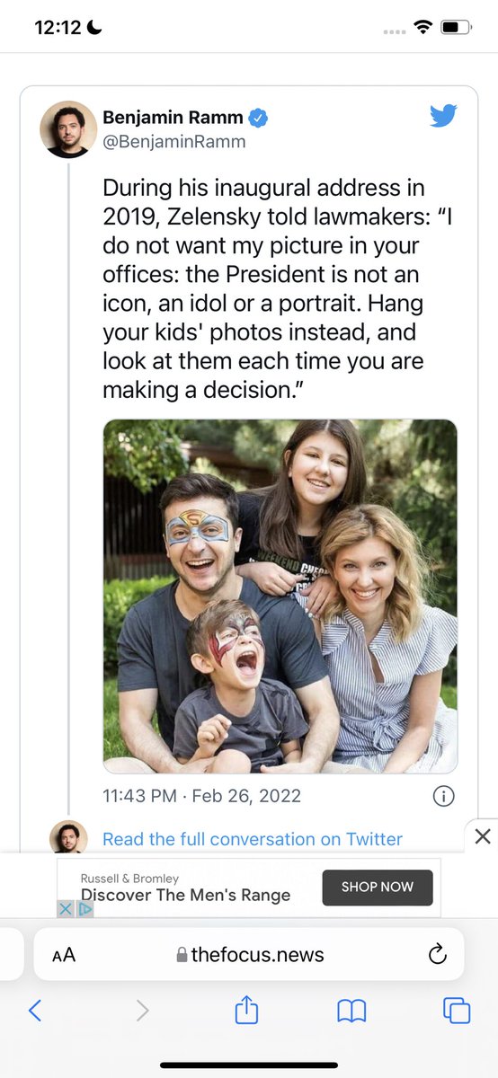 Come the hour, come the Man