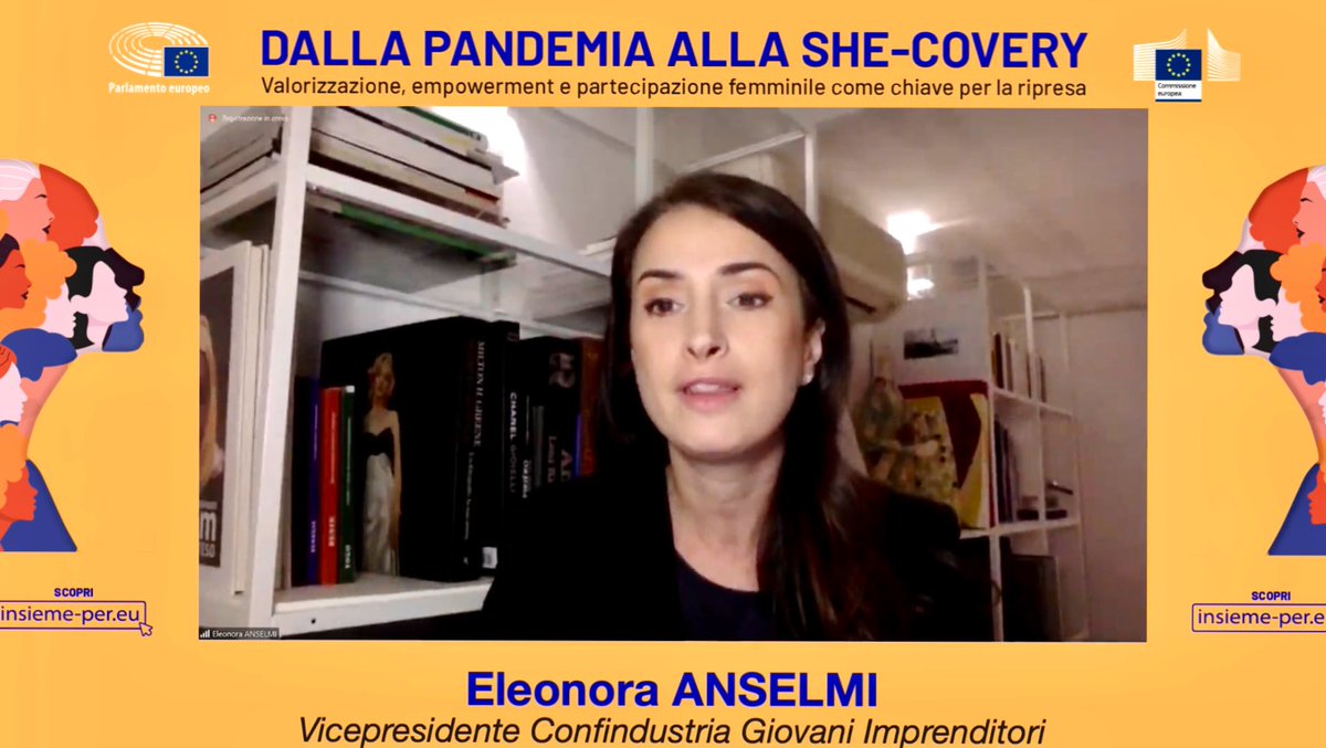 Con il #PNRR l’Italia vuole guadagnare 5punti nel Gender Equality Index europeo: dobbiamo tutti contribuire al raggiungimento dei target che l’Italia si è posta nel campo dell’occupazione e imprenditorialità femminile - VP <a href="/AnselmiEleonora/">eleonora anselmi</a> #IWD2022 #IWD2022EP
