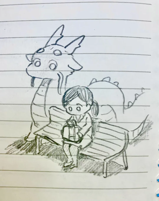 退勤らくがき 