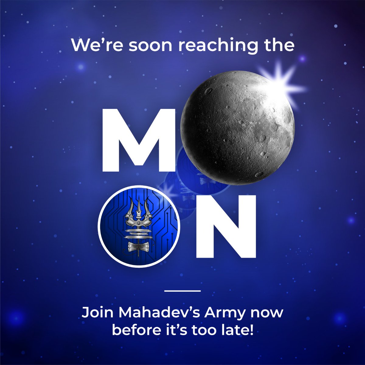 Get on to this journey #ToTheMoon and make your investment grow with MahaDev Coin.

#mahadevcommunity #harharmahadev #crypto #MHDC #mhdccoin #charity #fightagainstcancer #blockchain #digitalcurrency