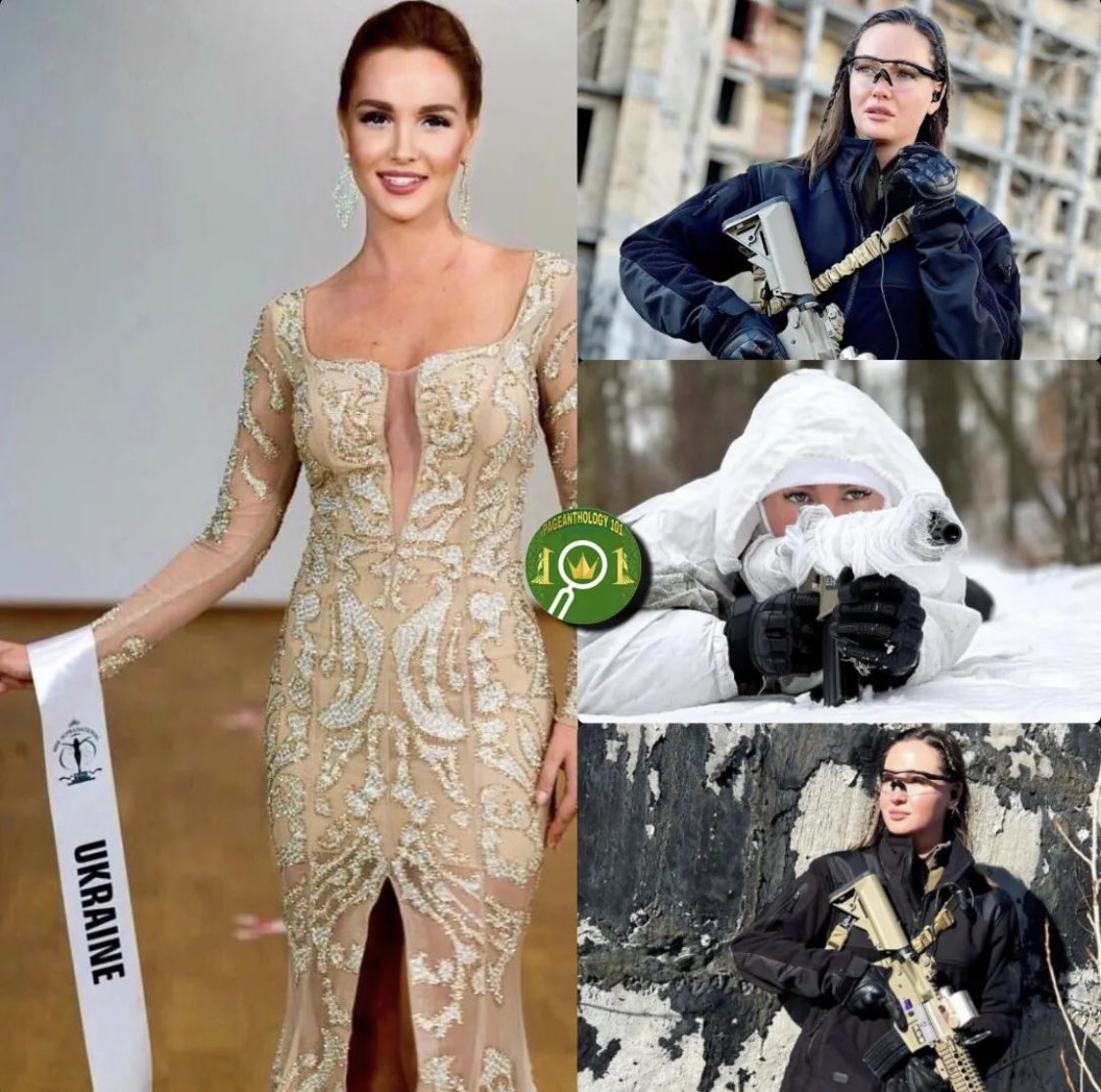 Yasssss miss UKRAINE joins the fight for her country! #UkraineRussianWar #StandWithUkraine️ #StrongerTogether #strongwomen #WomensHistoryMonth #ClosetheSkyoverUkraine #StopPutinNOW #StopWar #ukrainewomen #StopPutin