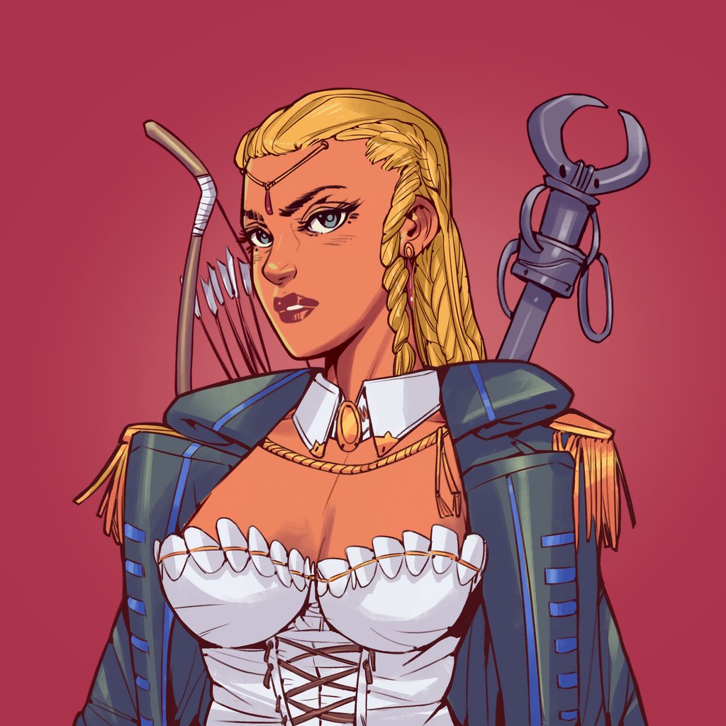 ApeBadass's tweet photo. Collab with 42labs on the Binance NFT Market. 
Three Woman Warriors Giveaway.

rules:
1: follow @ApeBadass and join discord https://t.co/juIE1dpfOT
2: rt this tweet.
3: tag 3 friends.

Remember to check this out. Amazing art.
https://t.co/6BBEH0DaGj https://t.co/UioKogSgN3
