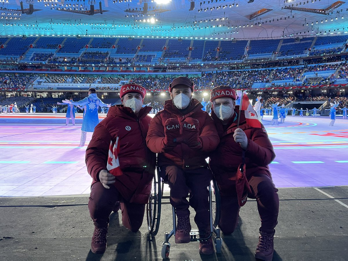 Just a couple Prince Edward Islanders at the Paralympics. 🦞🦞🦞