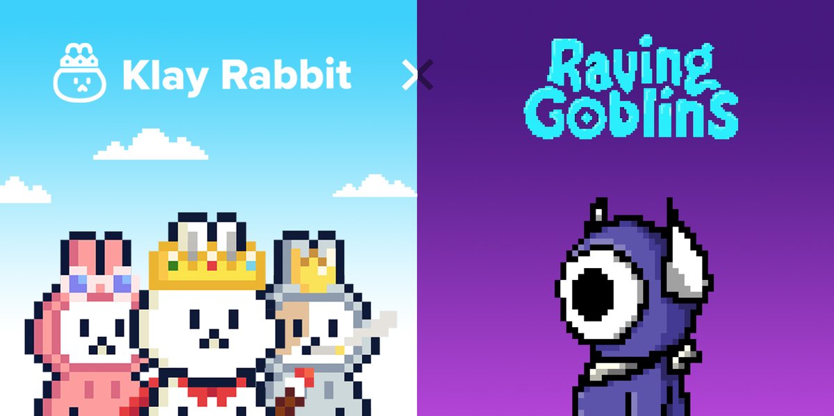 KlayRabbit's tweet photo. 🎉KlayRabbit x Raving Goblins 파트너십 체결🎉
클레빗과 레이빙 고블린이 파트너십을 체결했삐:)

[협업 내용]
1.Klaytn NFT 생태계 확장
2.상호 마케팅 협업 
3.음악 산업 협업
4.Raving Goblins: Breaking Dawn Festival 참가
@raving_goblins 
#nft #NFTs #NFTCommunity https://t.co/wYymGYl79R
