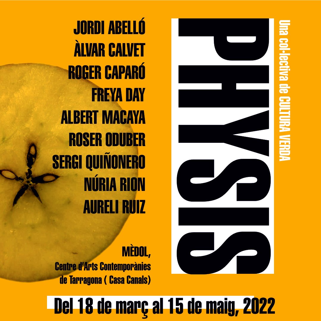 medol_TGN's tweet photo. #SaveTheDate
❗18/03, inaugurem "Physis", dins de @CulturaVerda, sobre l'art com a eina de reflexió sobre el medi ambient

Comissariat per @FreyaDay9. Amb @abellovilella, @alcarcal, Roger Caparó, Freya Day, Albert Macaya, @roser_oduber, Sergi Quiñonero, Nuria Rion i @aureliruiz https://t.co/9NGeoCLIrr