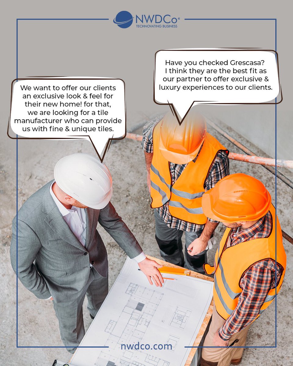 nwdco's tweet photo. We are proud to be a part of your everyday life by being a tech partner to @grescasaceramic , We have develop their E-com portal to help customers across India to directly buy unique tile collections from India's first-ever Importer & Wholesaler of tiles.
#technology #clientcard https://t.co/dA1yPj3rfw