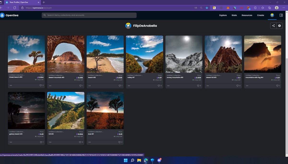 FIFA52302572's tweet image. it&apos;s the end of this collection 😥, BUT soon it will be different 😁
my opensea: opensea.io/FilipDeAnabella
tags:
#opensea #NFTs #nft #NFTCollection #NFT #sea #Many #MONEY