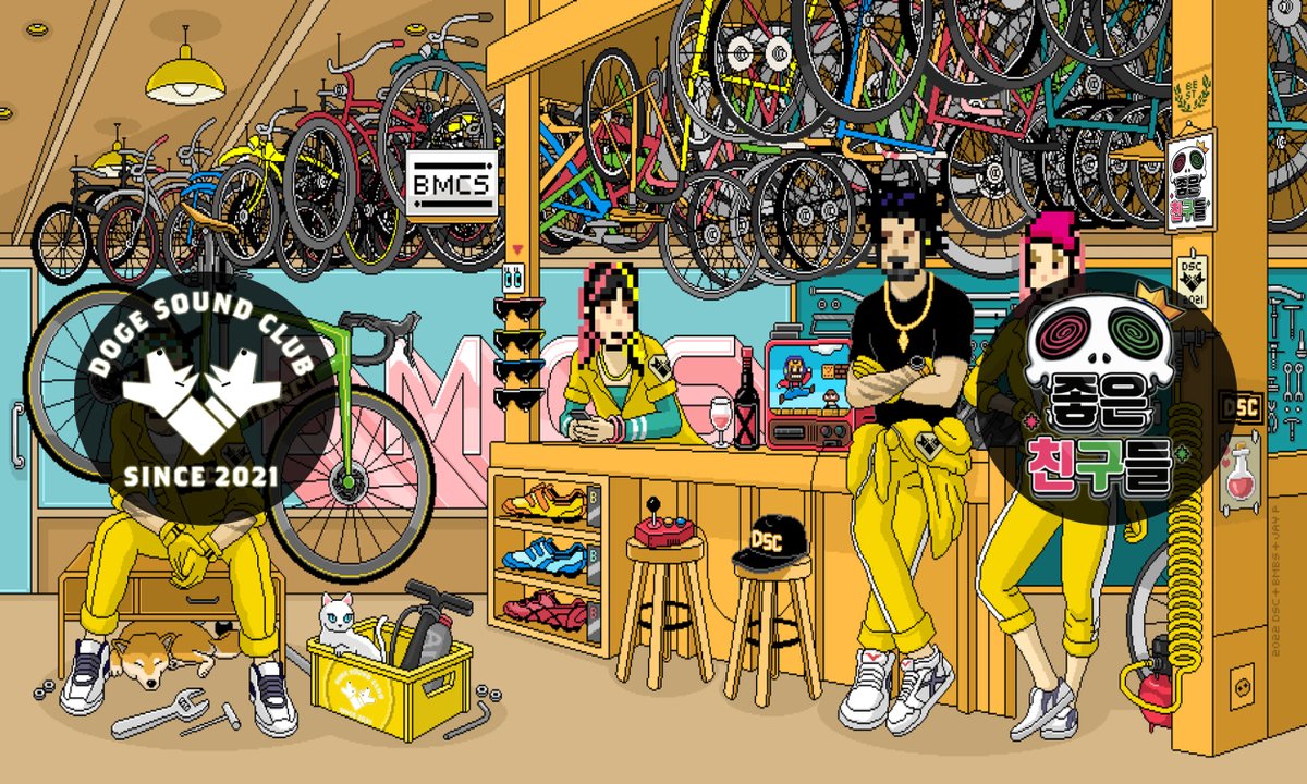 dogesoundclub's tweet photo. DSC LABEL x 좋은 친구들 파트너십 체결🎉🎉

좋은친구들팀은 국내최고의 게임/NFT 커뮤니티입니다!
 
본 협업으로 “게임”이라는 테마를 통해 국내 NFT 생태계 확장과 더불어 보다 더 많은 대중들에게 NFT를 접할 수 있는 기회가 될 것이라 기대가 됩니다.
좋은 친구들 여러분 환영합니다!!😍😍 https://t.co/7UawxdQ3Sf