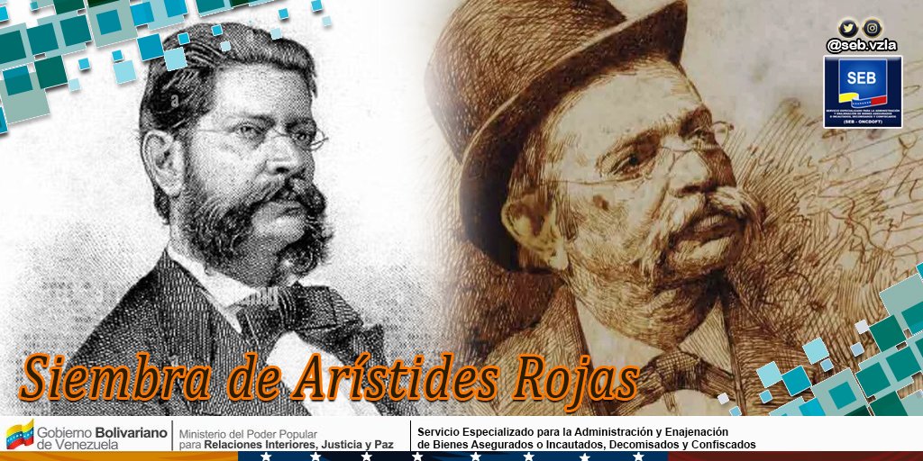 SEBVzla's tweet photo. 04 de Marzo de 1894, fallece Arístides Belisario Rojas, importante científico en la Venezuela del siglo XIX. Escritor naturalista, médico e historiador venezolano.
@CeballosIchaso1 @MIJP_Vzla 
#fuerzadinamica #enterate #goboiernobolivariano #Mar4 #arístidesrojas https://t.co/GNtNkwoRYP