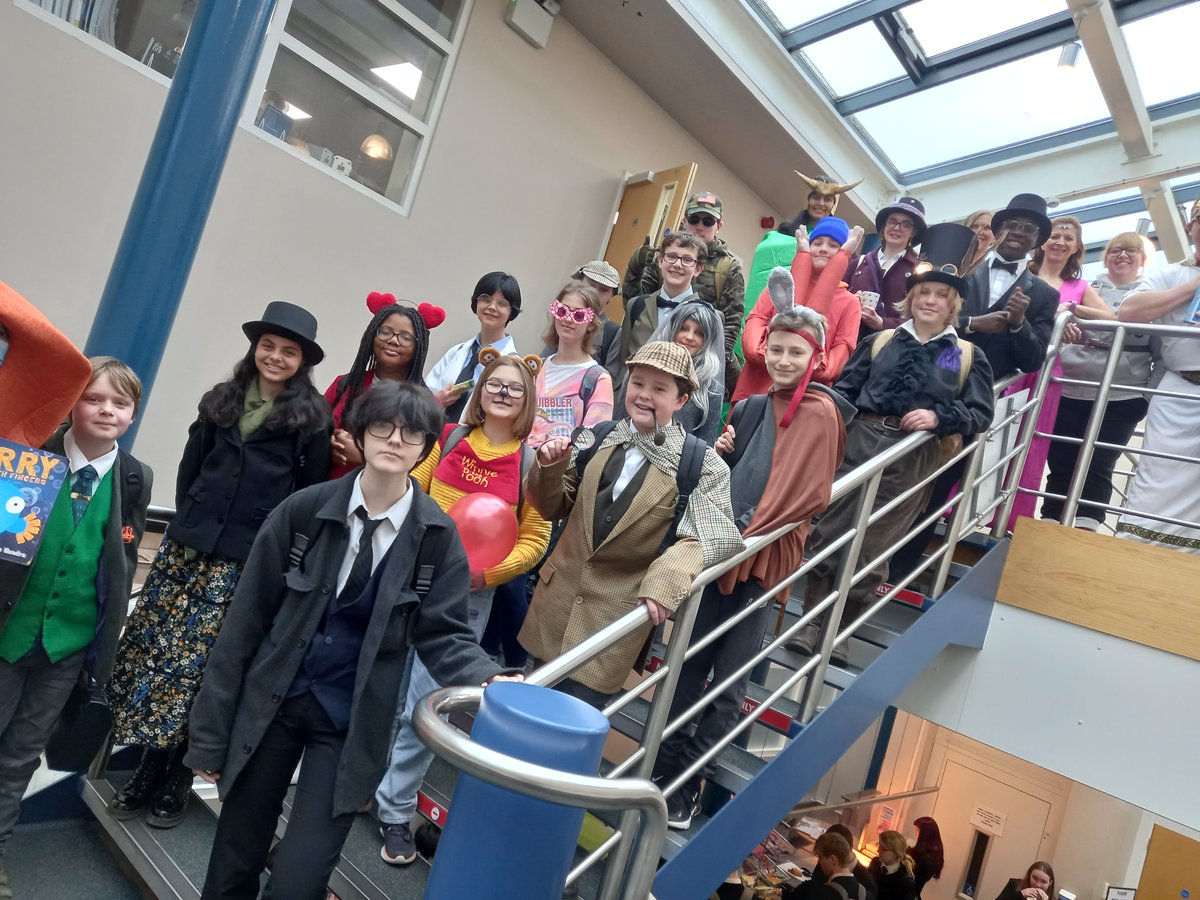 CryptLibrary's tweet photo. Congratulations to all those who dressed up yesterday for #WorldBookDay! There were some outstanding costumes! #CryptLibrary https://t.co/aldT2iVh9V