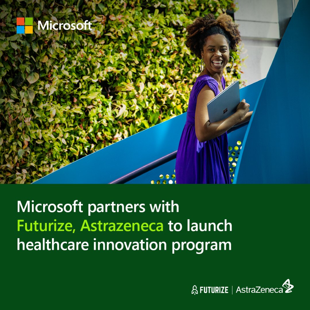 Microsoft equips young entrepreneurs with resources that will help them contribute to impactful solutions in healthcare. Read more about how our partnership with <a href="/Futurize_Studio/">Futurize</a> is bridging the skills gap with the youth: msft.it/6010wkX1g 
#FuelAfrica #MicrosoftAfrica