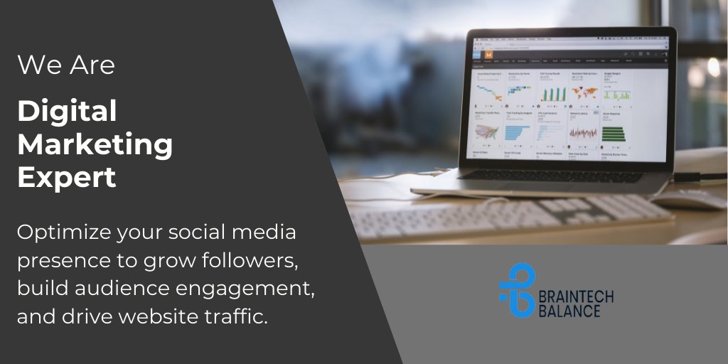 BraintechB's tweet image. Attract — new audiences and boost brand awareness with Digital Marketing Services by BrainTechBalance.
Click on the link in the bio to discover why you need it and how we do it better than anyone else.

#braintechbalance #digitalmarketing #business #services #trendingnow