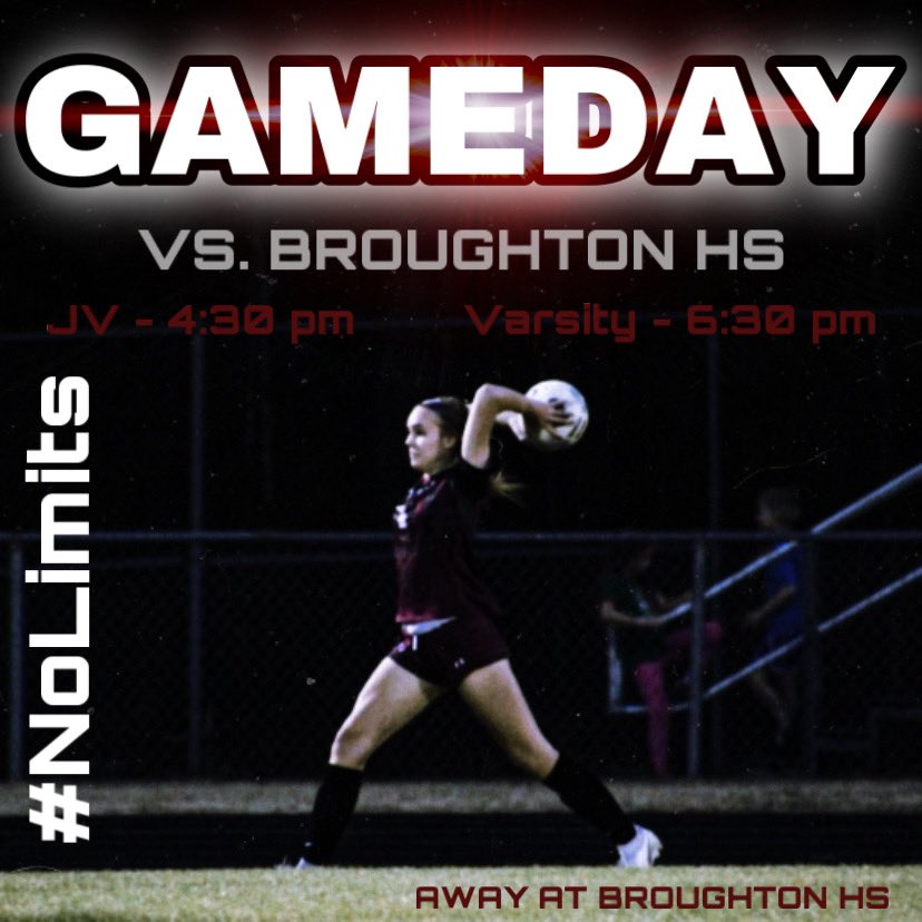 wakefield_wsoc1's tweet photo. GAMEDAY•GAMEDAY•GAMEDAY 

On the Road again tonight vs Broughton High School!🐾⚽️

▫️▫️▫️▫️▫️▫️▫️▫️▫️▫️▫️▫️

JV- 4:30 pm
Varsity- 6:30 pm

#NoLimits 

▫️▫️▫️▫️▫️▫️▫️▫️▫️▫️▫️▫️

#WakefieldWSOC  |  #TheField https://t.co/ssuAKl8C5w