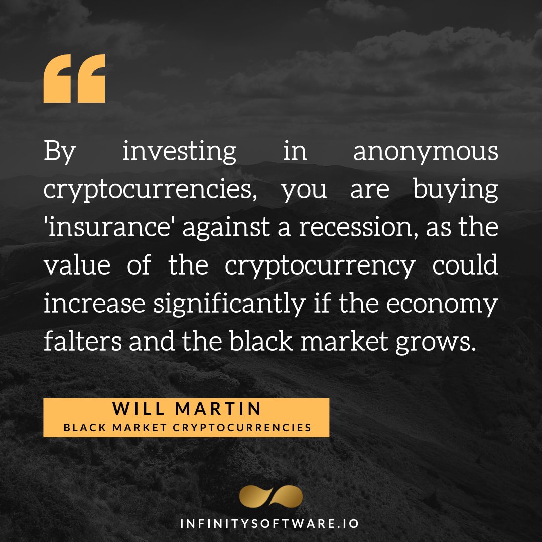InfinityCrypto1's tweet image. Since #Bitcoin is decentralized, its price could remain stable during a recession. Currently, some people in less stable economies are transferring money to #blockchain-based digital currencies. That way, these people can preserve their money's value.

#crypto #cryptocurrency