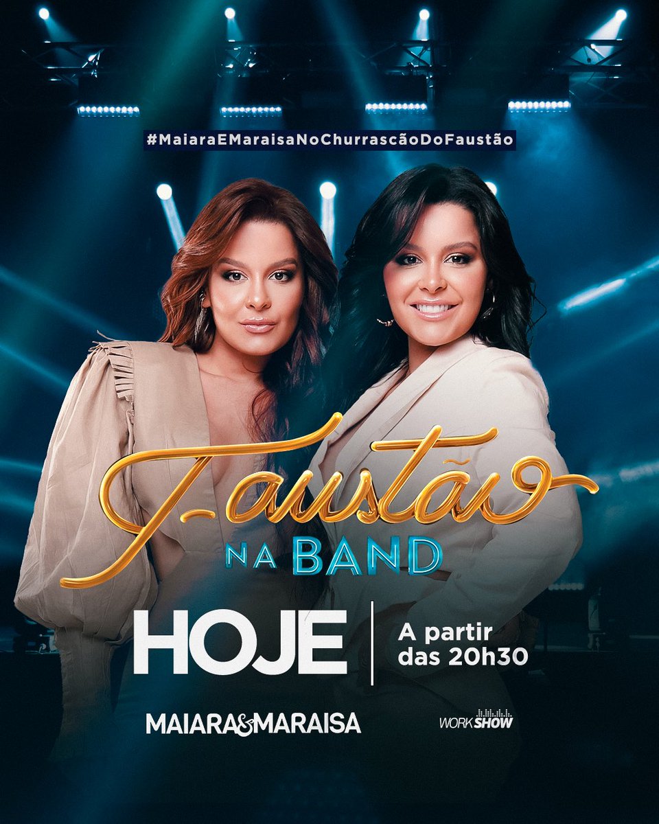 Maraisa's tweet photo. Hoje temos um encontro marcado no @faustaonaband, a partir das 20h30! Música boa e diversão garantida, vem sextar com a gente! 🎼♥️ https://t.co/3E0s5ASDs8