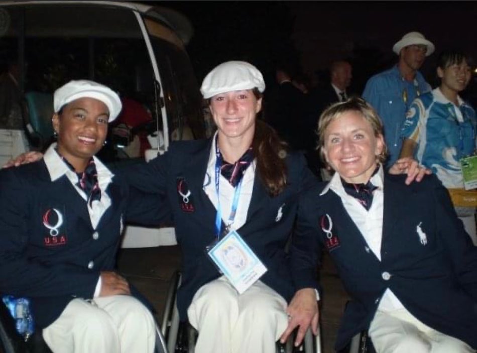 TatyanaMcFadden's tweet photo. It’s opening ceremony day for the @Paralympics in Beijing . Good luck 🍀 to all the athletes competing. #flashbackfriday to the 2008 summer games opening ceremony in Beijing. @NBCOlympics https://t.co/ZKhoirrR4z