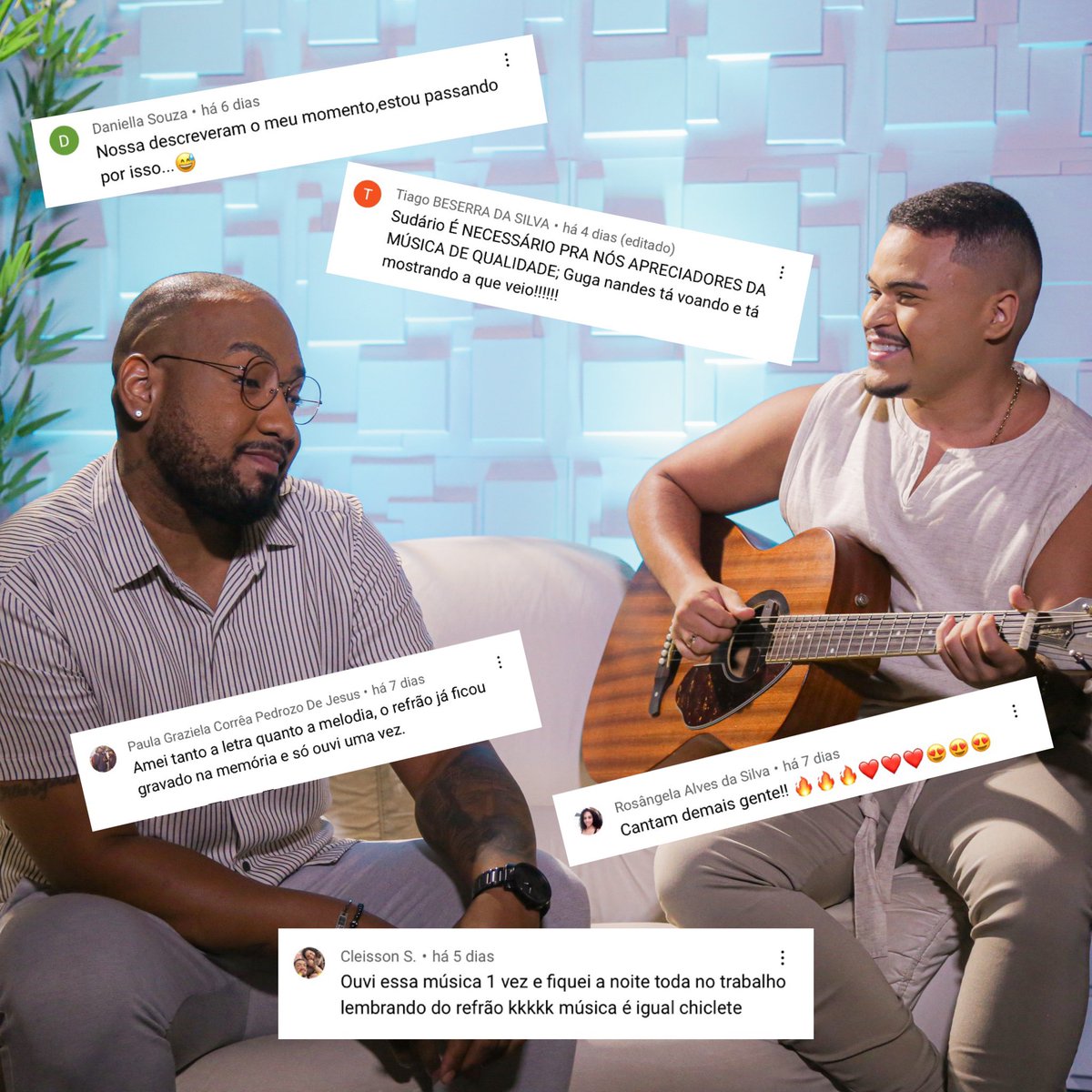 sudariooficial's tweet image. É @GugaNandes pelo jeito que tá os comentários sobre a música lá no YouTube acho que acertamos ! 💥🎶😏 #fumaca #pagodes