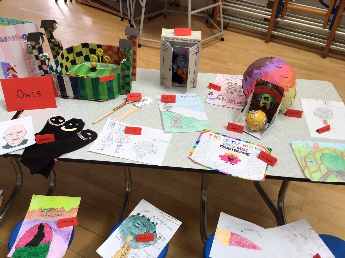 GoodrichCESch's tweet photo. #GSowls and #GSperegrines have also been busy with their creations. We even have some stories written by the children! #GSreading #GSenglish #WorldBookDay https://t.co/oRT0uZ24fa