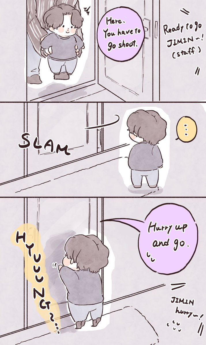 Vライブ絵の続きのようなもの…☺️🐱🐥(JPN/ENG)

 #btsfanart 