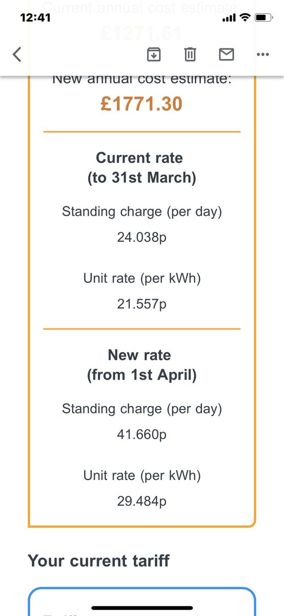 ____M____L____'s tweet photo. @MartinSLewis I understand gas prices have risen, but electricity prices also going up with British Gas and no justification for the daily charge increases.
This arrived today. https://t.co/0hOSCNimyN