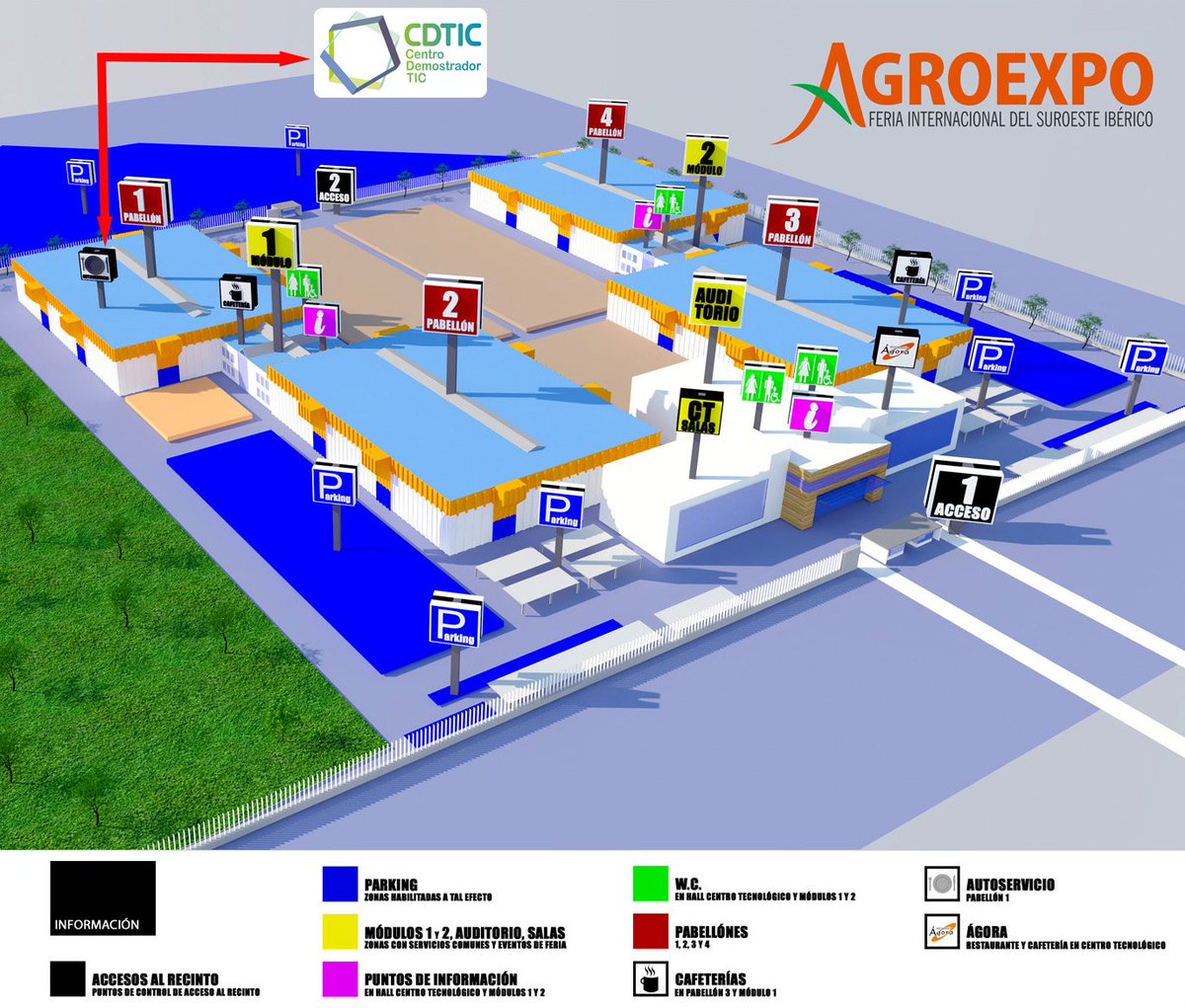 ticExtremadura's tweet photo. Queremos agradecer a tod@s los que nos habéis seguido en nuestras jornadas sobre el ”Impacto tecnológico sobre el tejido empresarial" en #AgroExpo. Recordad que nos podéis visitar nuestro Stand hasta el sábado en la Nave 1 de @FEVAL_ @AgendaDigitalEx @visualNACert @pablogarguez https://t.co/E46VMfRfUP