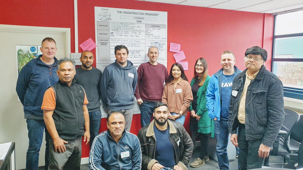 Wondering why we've been a bit quiet recently? Well we've been busy working our way through the <a href="/EOSWorldwide/">EOS Worldwide</a> #VTO with Frank from <a href="/VistageUK/">Vistage UK</a>. Greatness lies ahead.