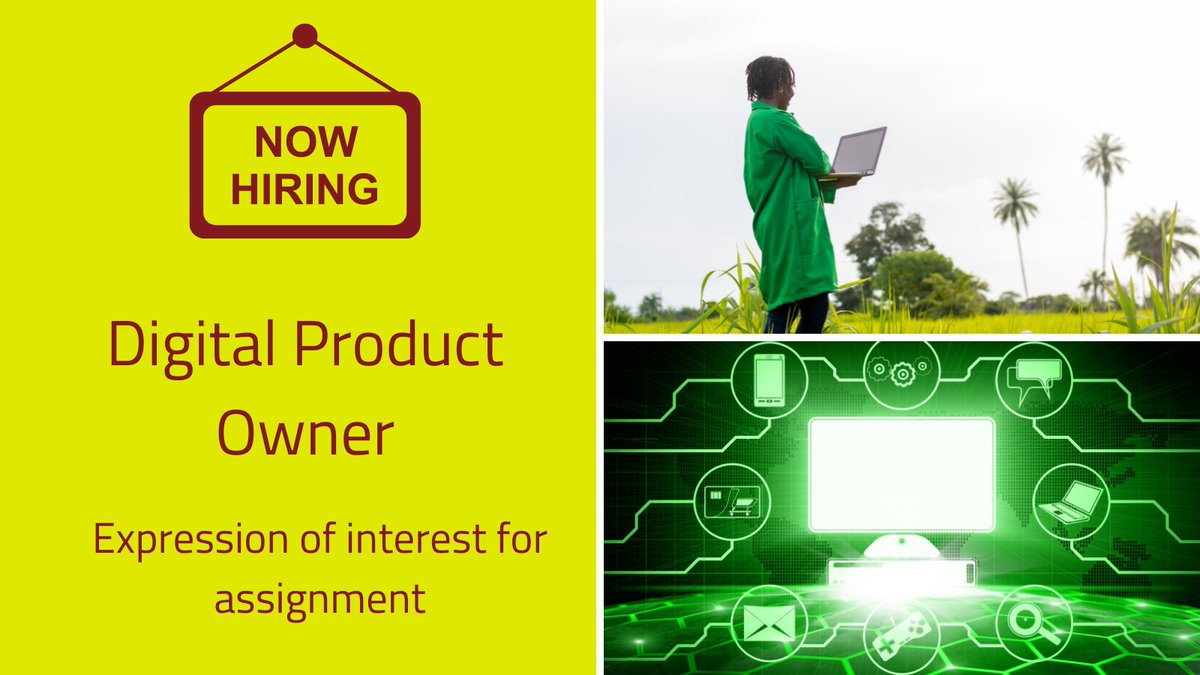 🔈We're currently seeking a Digital Product Owner with experience of coordinating, designing and implementing online community strategies, who also has a background in supporting international communities on #foodsystems transformation.

Apply here ➡️ ow.ly/XajL50Ia5HZ