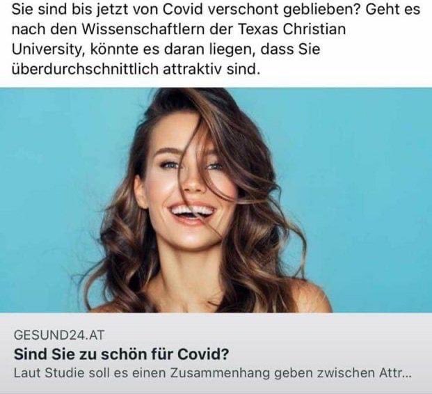 Ich bin also überdurchschnittlich attraktiv. 😎👍 

Das ist jetzt wissenschaftlich belegt.