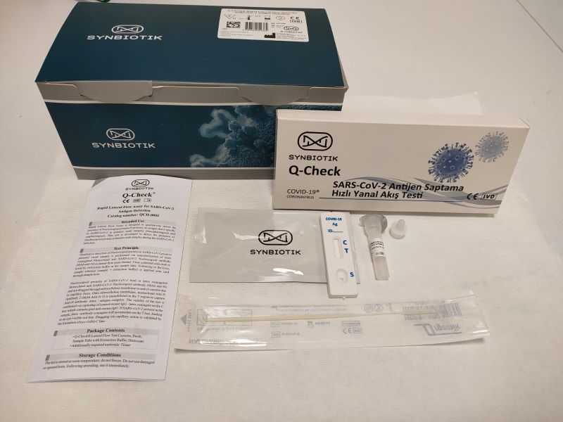 Synbiotik1's tweet photo. Yerli tasarım ve üretimimiz olan (şirketimiz COVID-19 ile ilgili rekombinant antikor ve rekombinant antijen üretme kabiliyetine sahiptir), hızlı antijen testleri, tekli ve 25li kutularda satışına devam etmektedir. Klinik çalışma sonuçlarına göre testimiz, delta, omicron gibi https://t.co/wh6OhRiToP