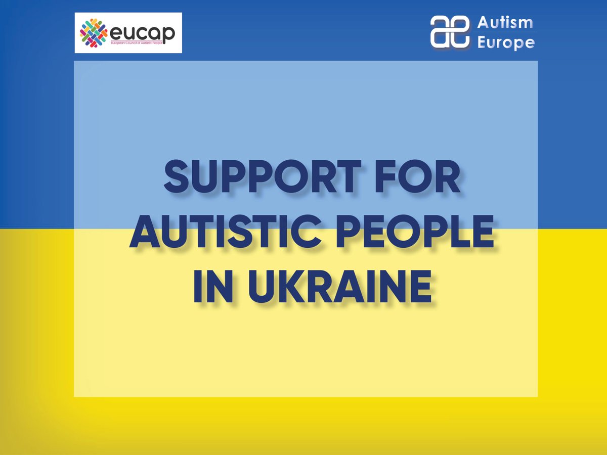 AutismEurope's tweet image. 📢We are calling on political leaders, public authorities, and humanitarian actors to address the urgent needs of Ukrainian #autistic people and their families, including refugees!
👉Read our statement: bit.ly/3vEcN1J
#Ukraine
