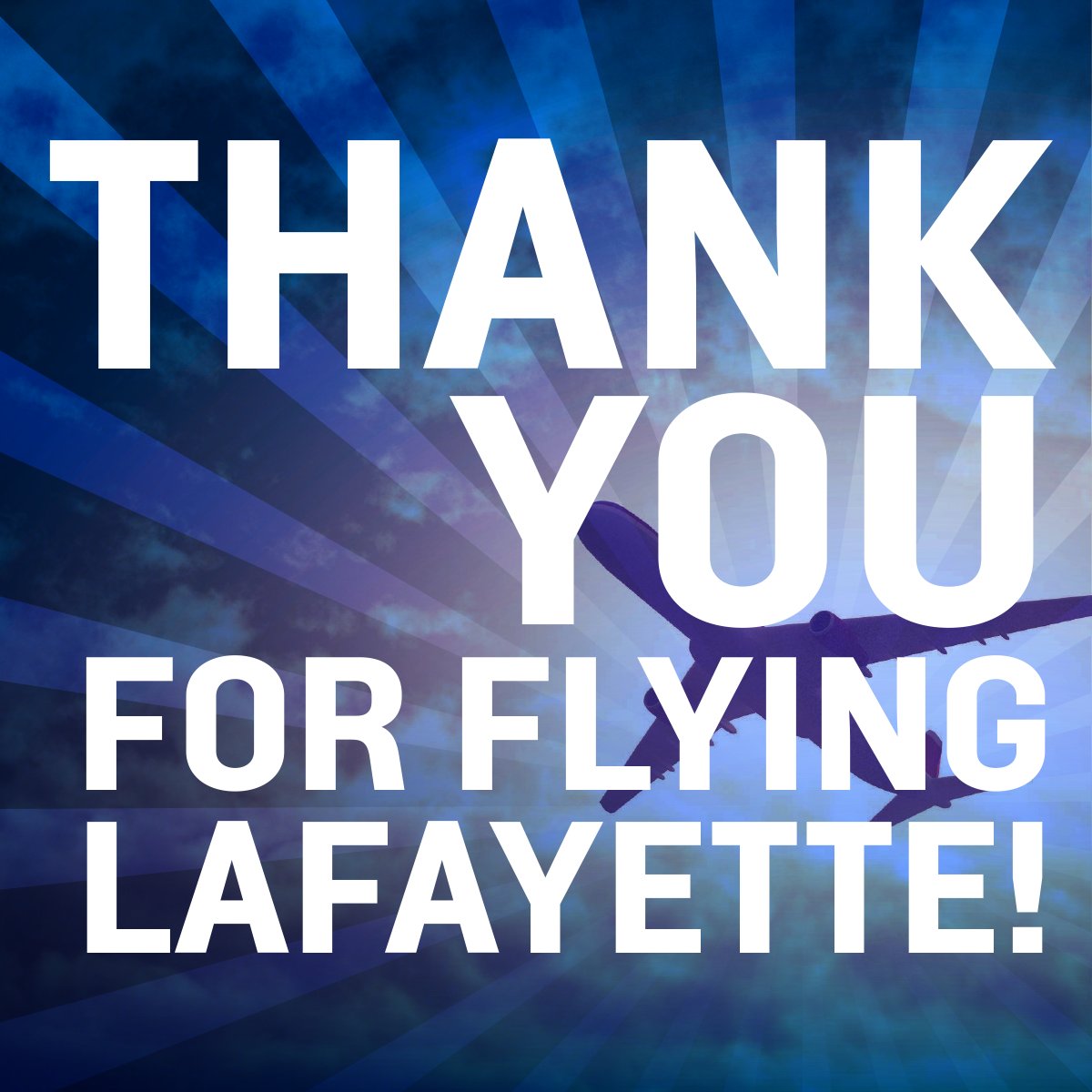 Lafayette Regional Airport on Twitter "More than 400,000 travelers