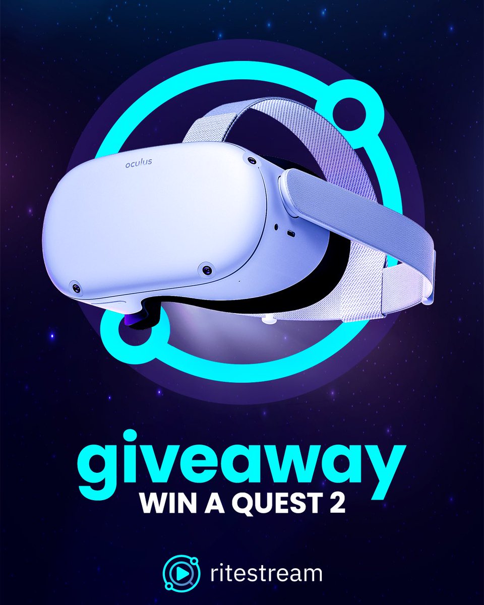ritestream_io's tweet photo. 📢 #ritestream Oculus Quest 2 #Giveaway

🤝 RT this tweet
🤝 Follow @ritestream_nft 

🚀 More entries = more chance of winning👇
https://t.co/Xqasu75yRF

Participating Countries: US 🇺🇸, UK 🇬🇧 and Australia 🇦🇺 #metaverse 

Winner announced: 23rd March 2022. https://t.co/sOVRGedJKV