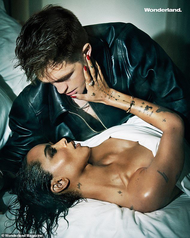 mlleinprada's tweet photo. robert and zoe for wonderland magazine being hot as fuck (2022) https://t.co/JW8LqojdWW