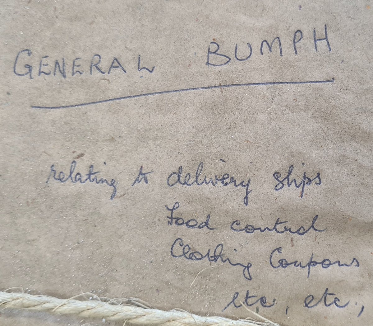 Move over, Misc Records! GENERAL BUMPH is here and he's not afraid to relate to etc etc...

#Archives #ExploreYourArchives #Bumph