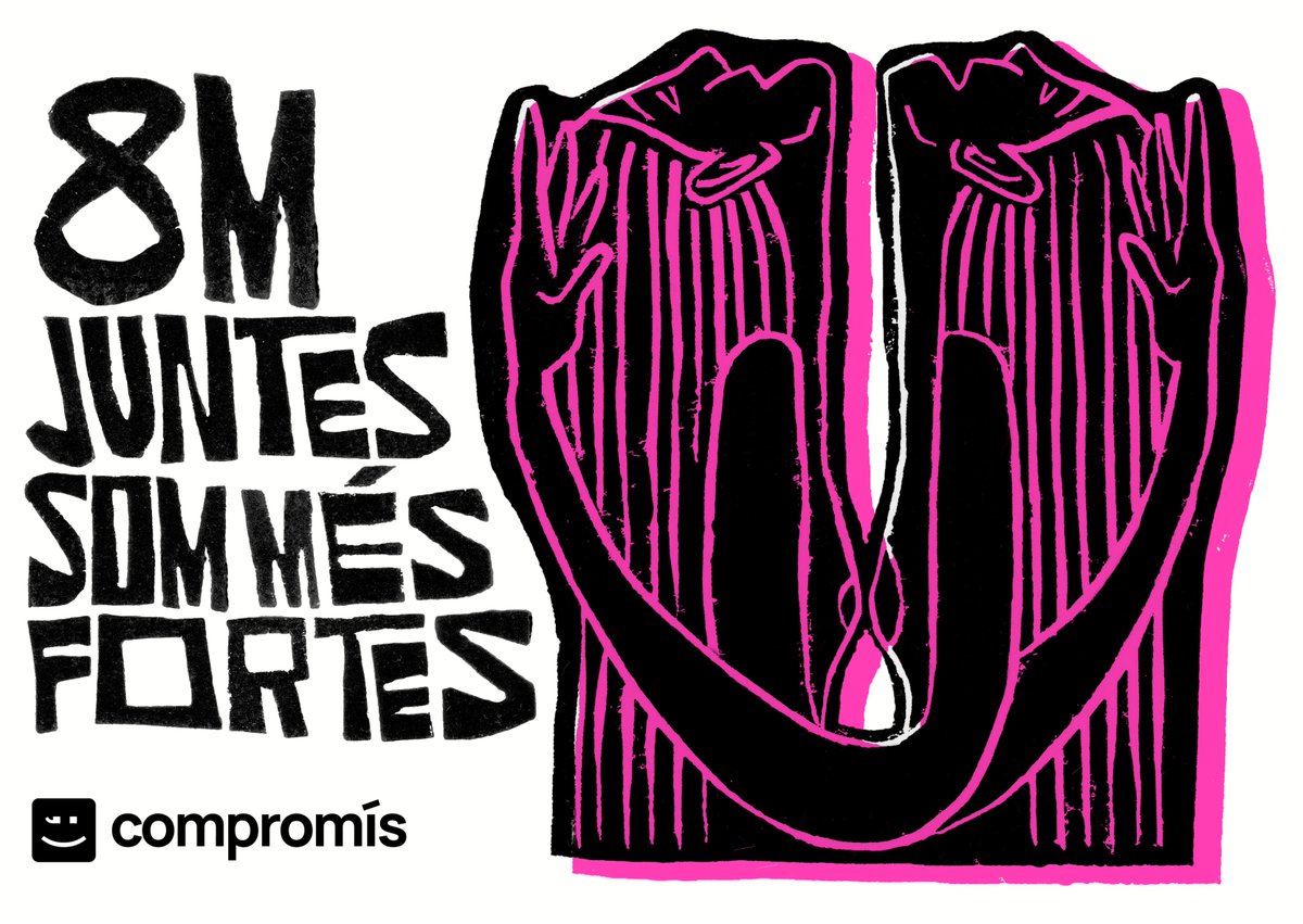 Este #8M tornem a eixir als carrers per a reivindicar que #JuntesSomMésFortes

🟣CASTELLÓ - 19.00h - P. de les Aules
🟣VALÈNCIA - 19.00h - C/ Xàtiva
🟣ALACANT - 19.00h - Escaleras Jorge Juan
🟣ELX - 19.00h - Pl. de l'Aparadora