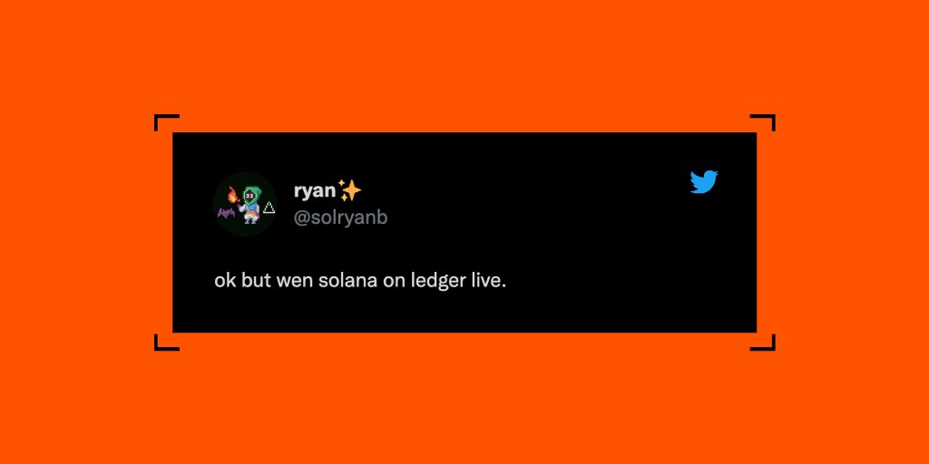 Ledger tweet media