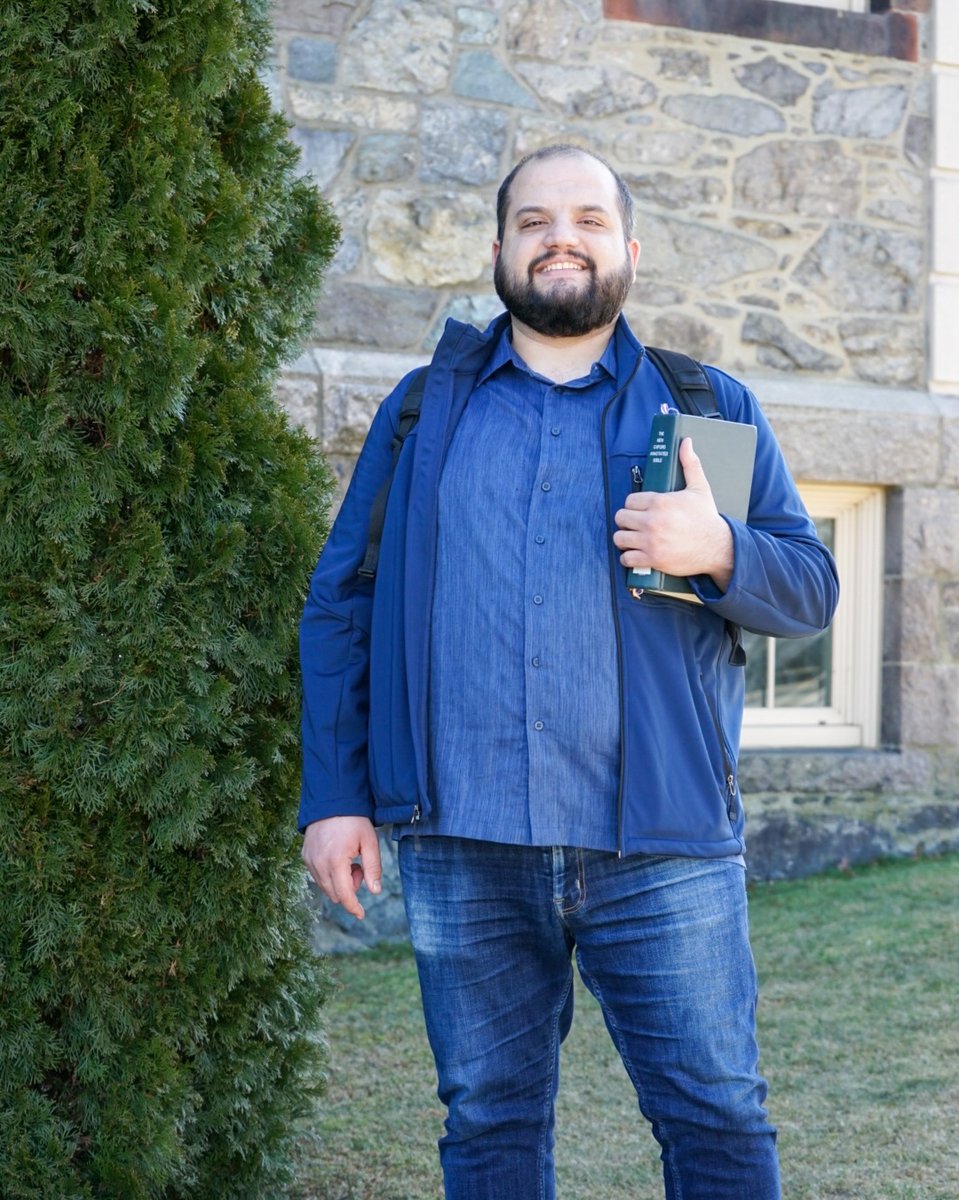 bcstm's tweet photo. "Going back to in-person classes opened the door for me to share Bibliodrama with others. This is a prayer exercise that incorporates theatre into the contemplation of a biblical passage." - Antony Abi Awad, M.Div. '23 #HumansofSTM #Humansofbcstm https://t.co/m4PoNsDsEP https://t.co/GYbHxhNjay