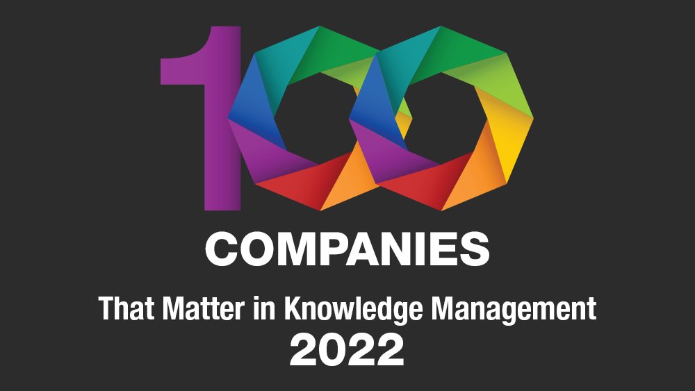 We're pleased to unveil the #KMWorld 100 Companies That Matter in Knowledge Management! Check out the companies that are innovative in advancing their products and capabilities to meet changing customer requirements. #KM #AI ow.ly/rcRW30scrc4