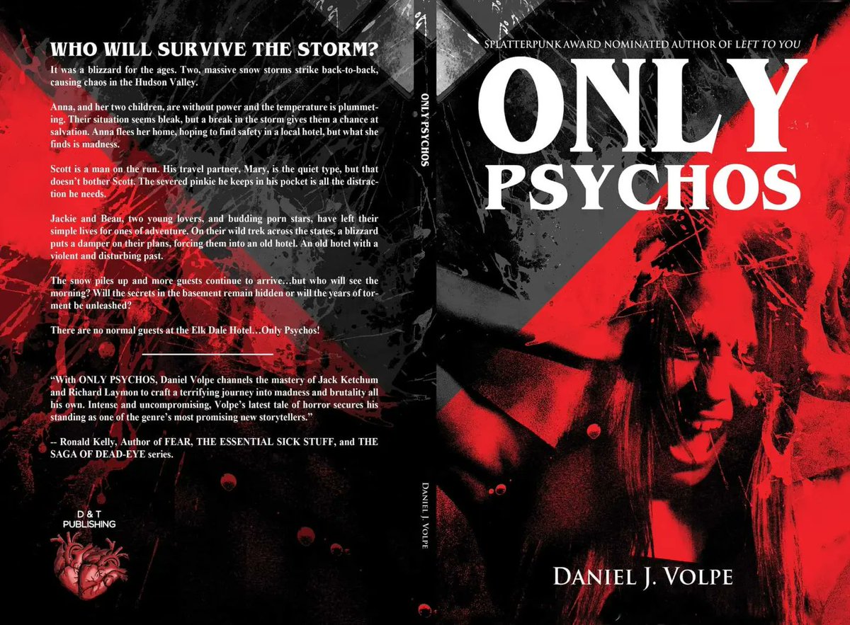 DJVolpeHorror's tweet photo. One week! One week and this book will be unleashed upon the masses. Despicable characters, graphic sex and a respectable body count? Yup, they're all in this book. Preorder the ebook for only $1.99 and Preorder signed paperback bundles by PM.

Who will survive the storm? https://t.co/uAXkjXEK5g